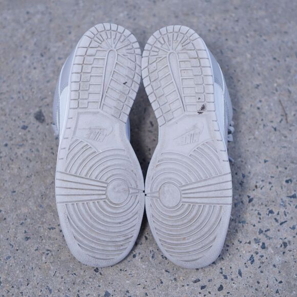 Nike Dunk Low Grey Fog White W7.5 Leather Sneakers DD1391-100 Streetwear - Picture 9 of 10
